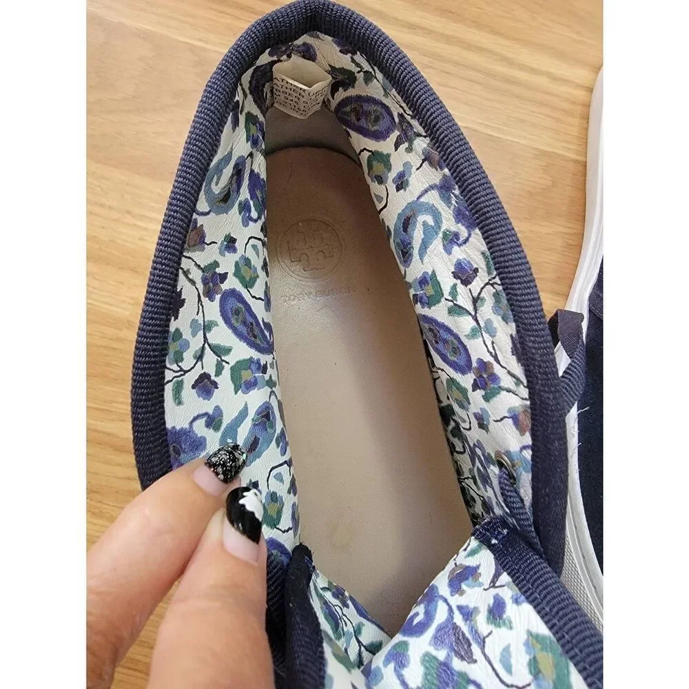 Tory Burch Iggy Suede Lace-Up Sneakers 8.5